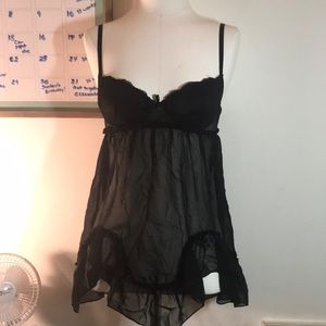 Rampage Intimates Sheer Babydoll Lingerie